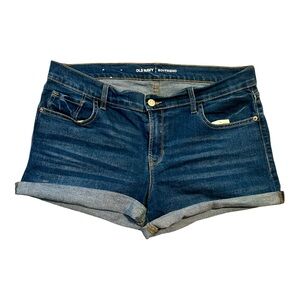 Old Navy Blue Jean Shorts with Cuffed Hem